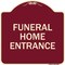 Signmission Entrance Funeral Home Entrance Heavy-Gauge Aluminum Architectural Sign, 18" H, BU-1818-24094 A-DES-BU-1818-24094 - alternate 1